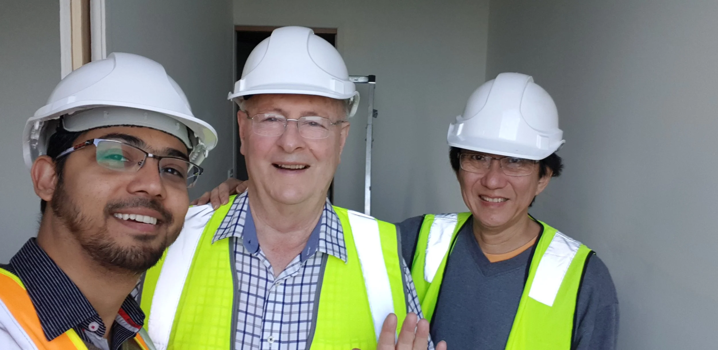 BSE Victorian team: Ale Rizvi, David Fairbank and Huey Liew