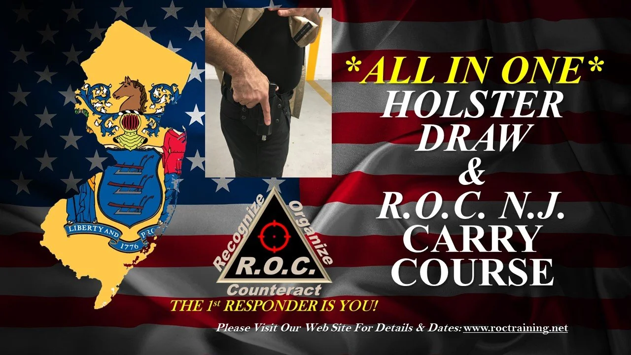 Combo Holster Draw &amp; ROC NJ Carry Course (additional dates are available)