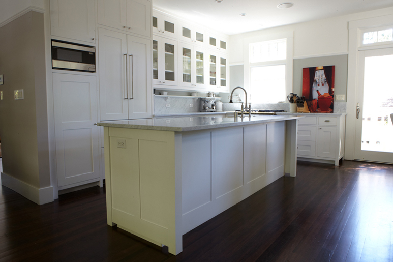 Custom White Painted Kitchen