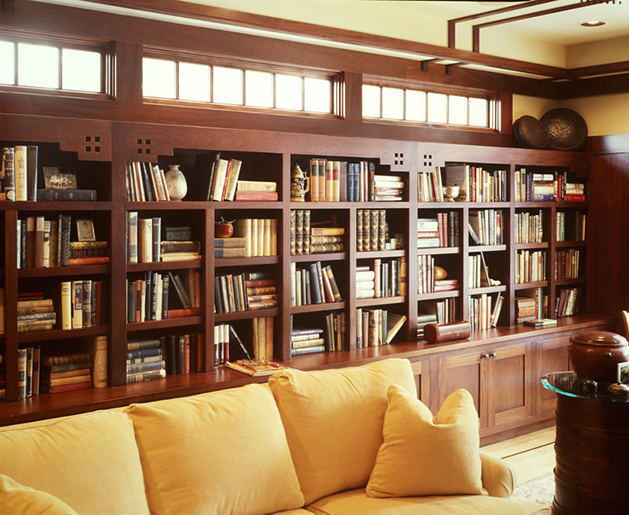 Custom Mahogany Library