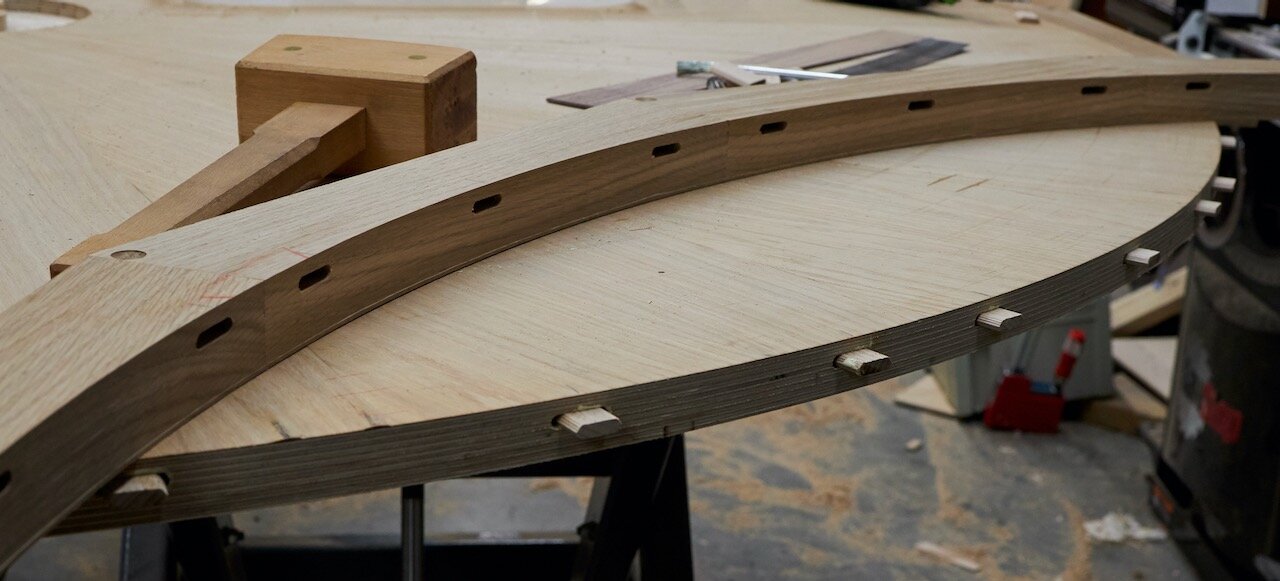 Jointing the edge of a Table