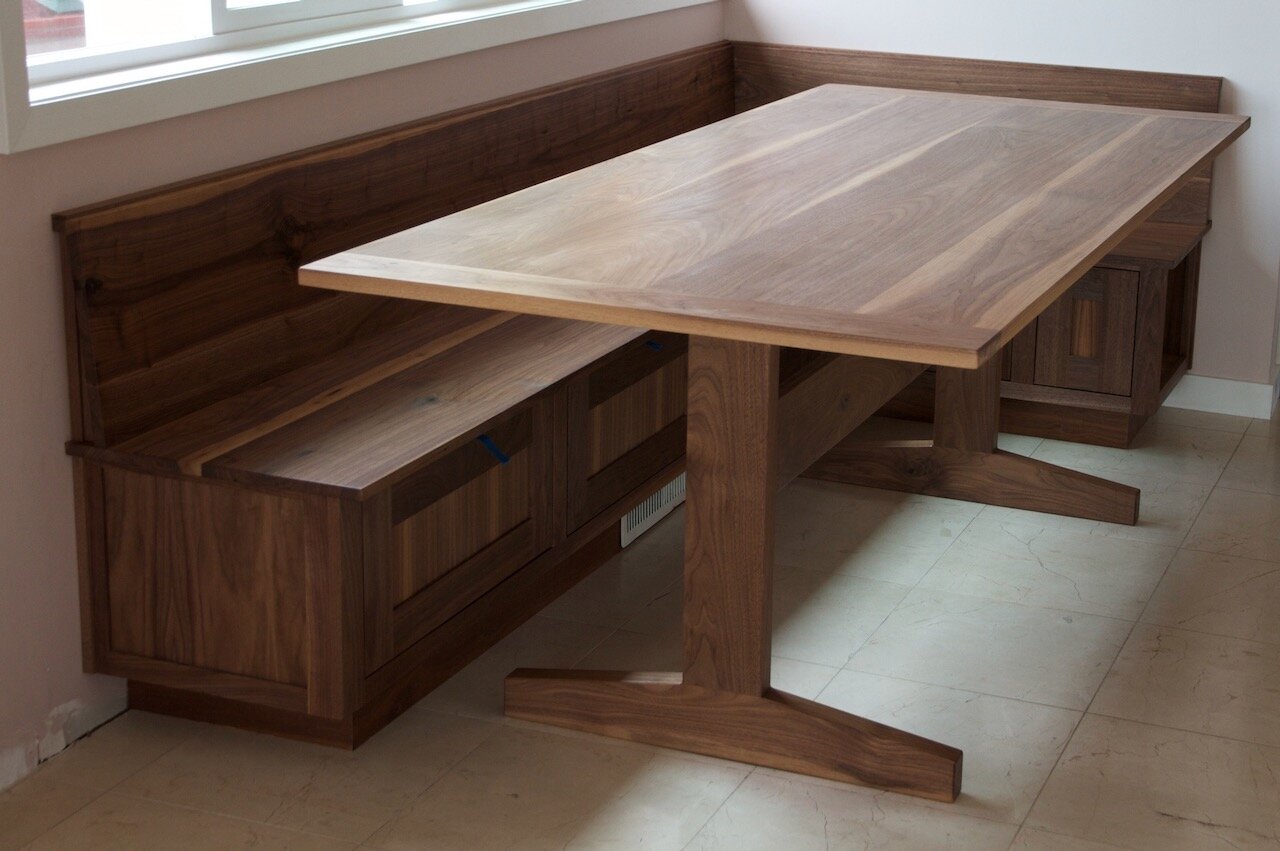 Walnut Table/Breakfast Nook