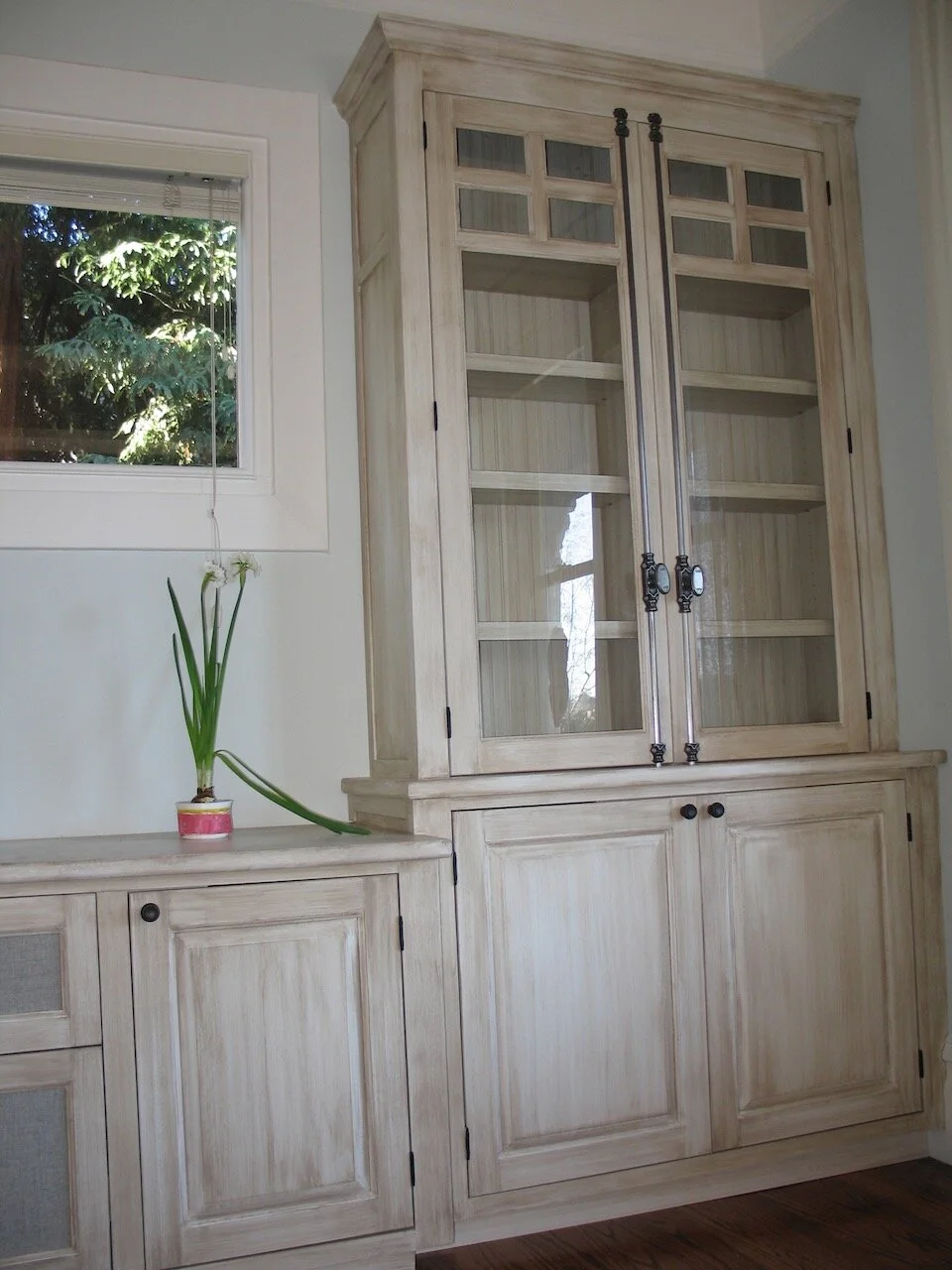 Custom Faux Finish Entertainment Center