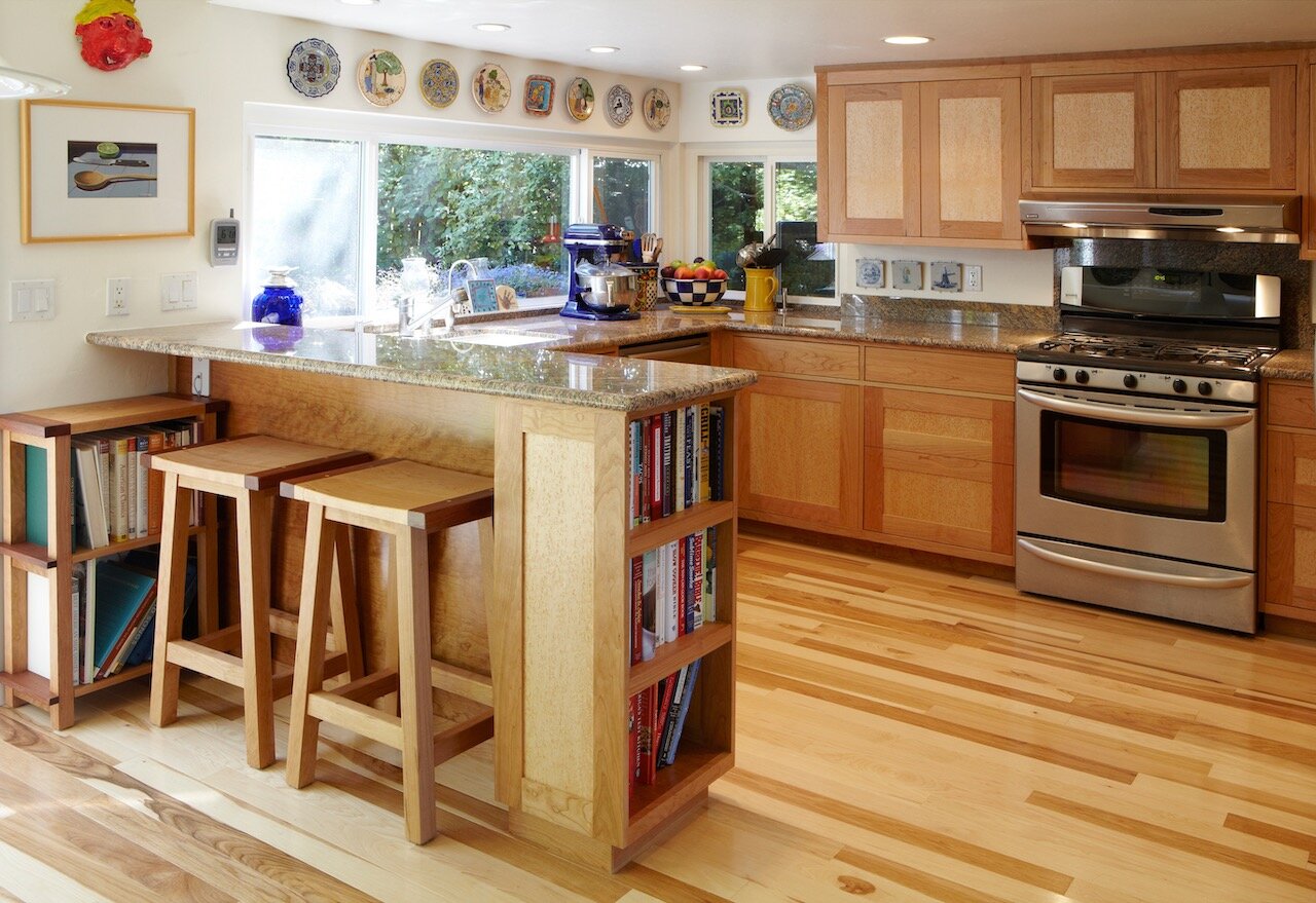 Cherry Birdseye Maple Kitchen Nepalo