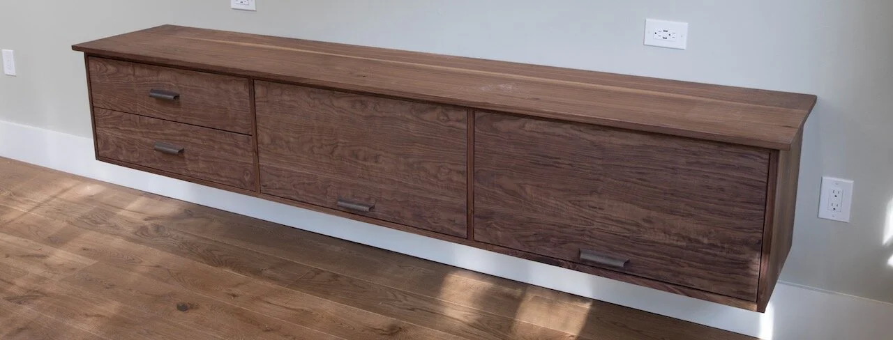 Custom Walnut and Painted Kitchen