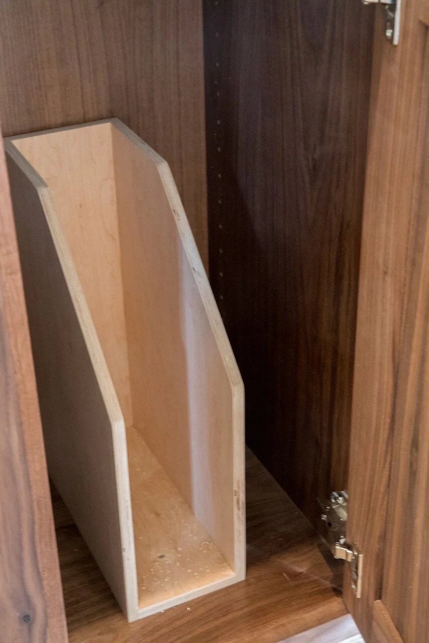 Custom Walnut and Painted Kitchen