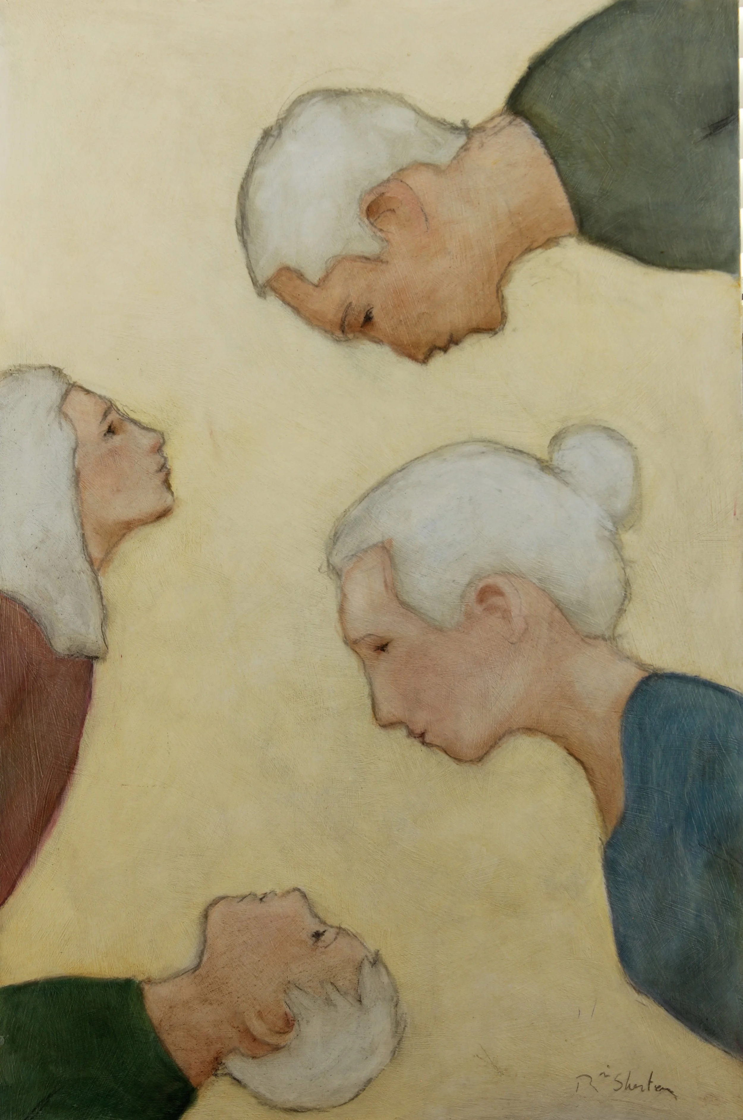  oil on panel, 36” x 24”, ‘Family’ 
