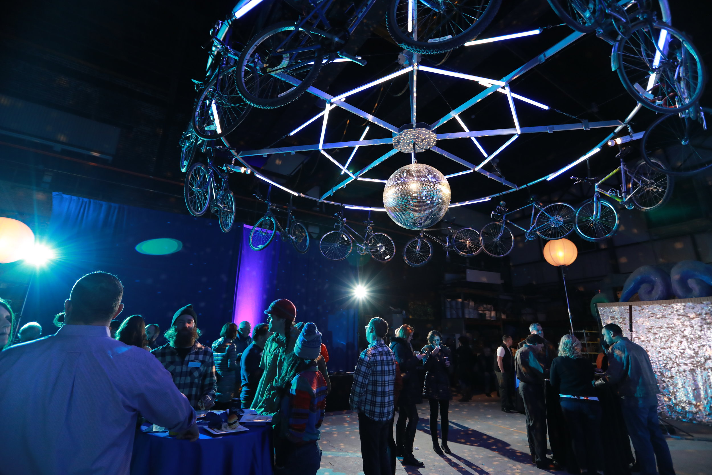 people standing around at an event