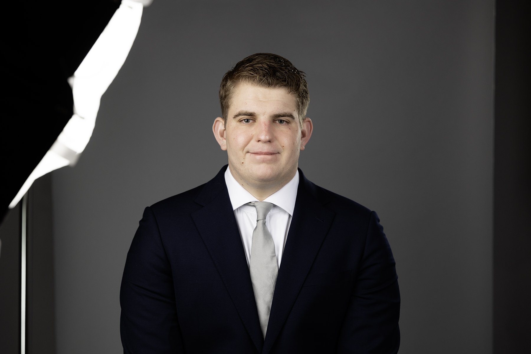 Studio setup with professional photographer.