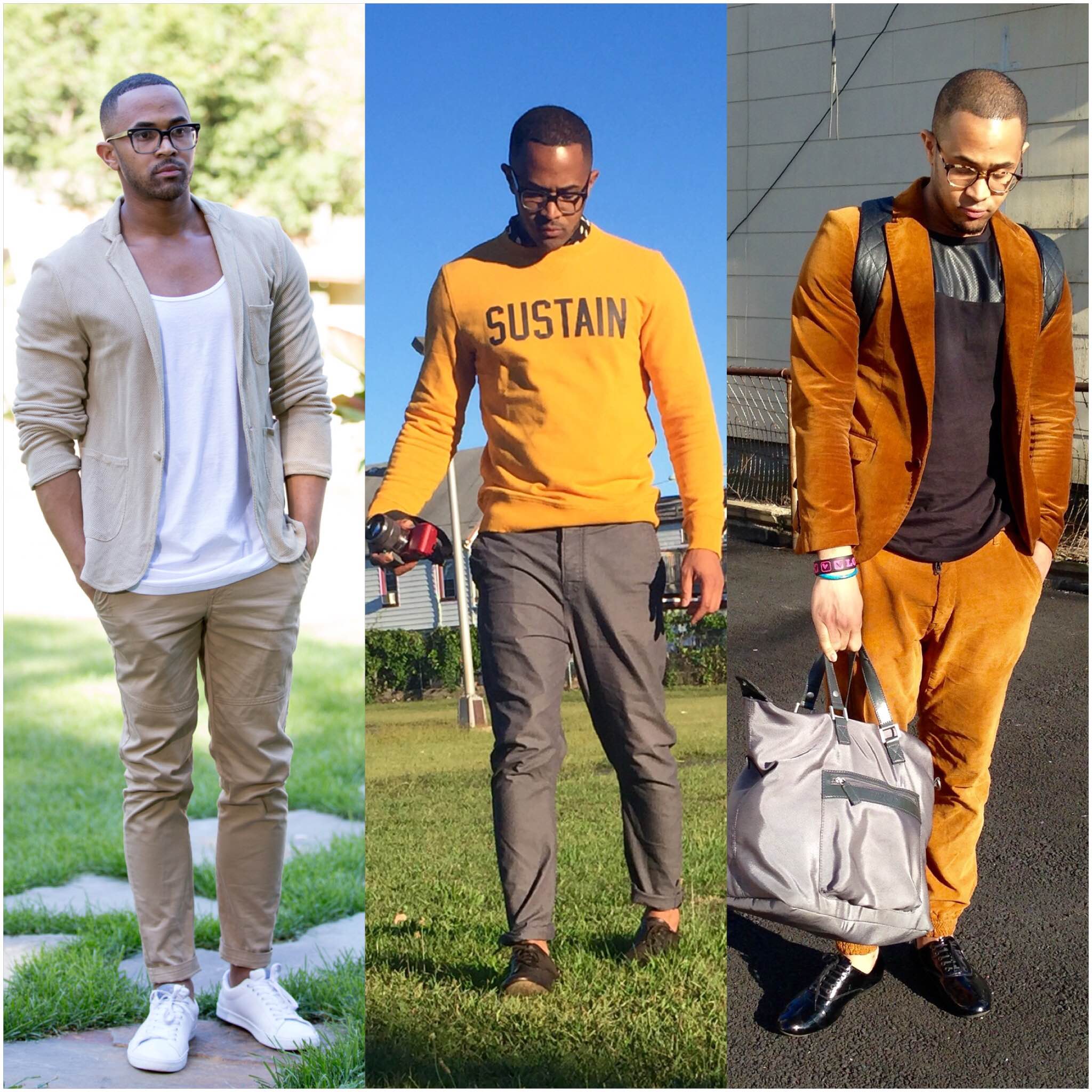 All outfits show earth colors, which are always really fall alike. I would still incorporate neutral color to make the outfit match your personality and mood. And yes, I still wear white after labor day, I have no idea who made up that crazy rule. ******** Todos los outfit muestran colores térreos que son muy del otoño. Todavía incorporé colores neutrales para comunicar tu personalidad.. Y si, Yo uso el color blanco después de labor da, no se quien se inventó esa regla.