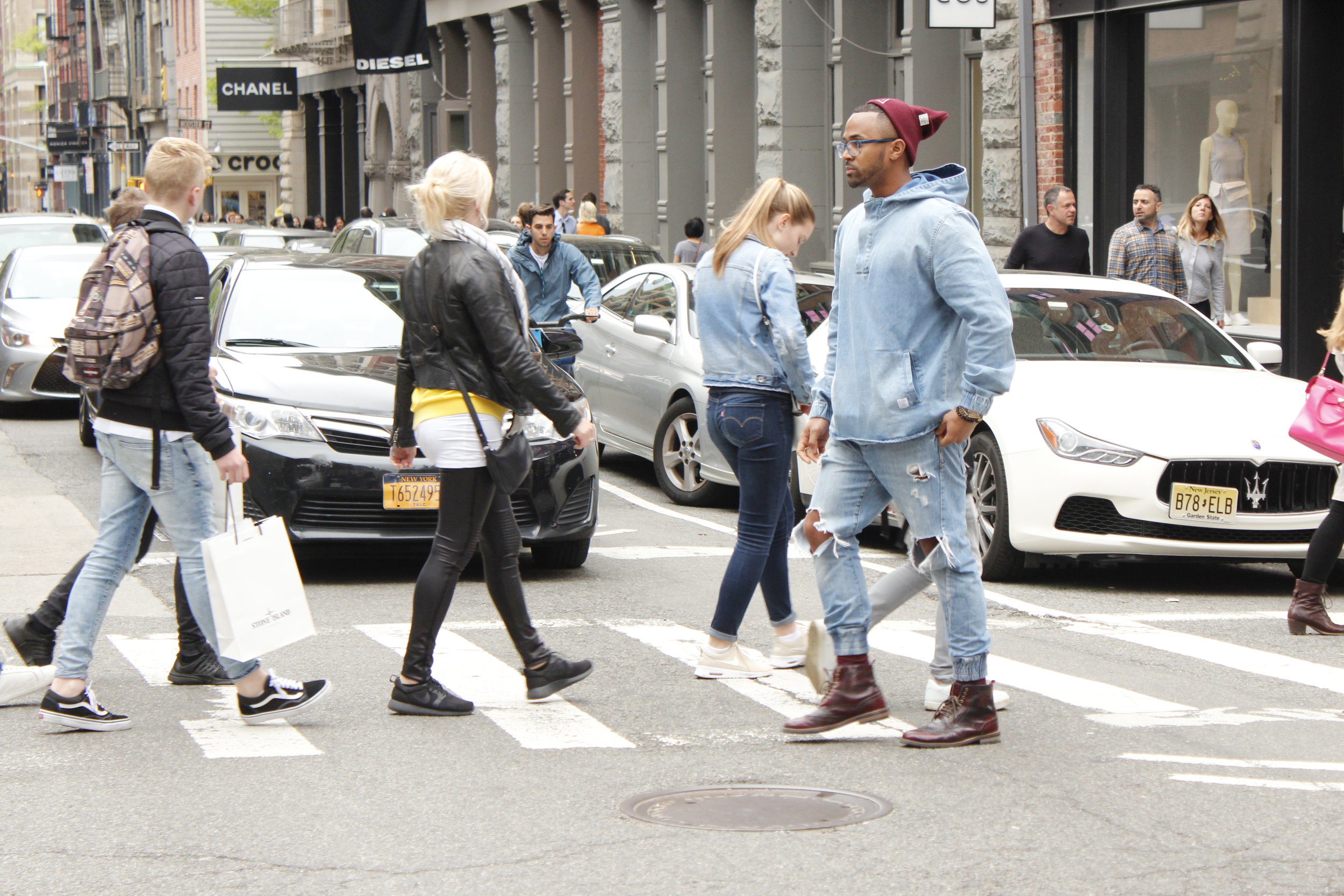 All denim brings the sexiness out of every guy. If you combine denim properly, you would get yourself more than one look. 