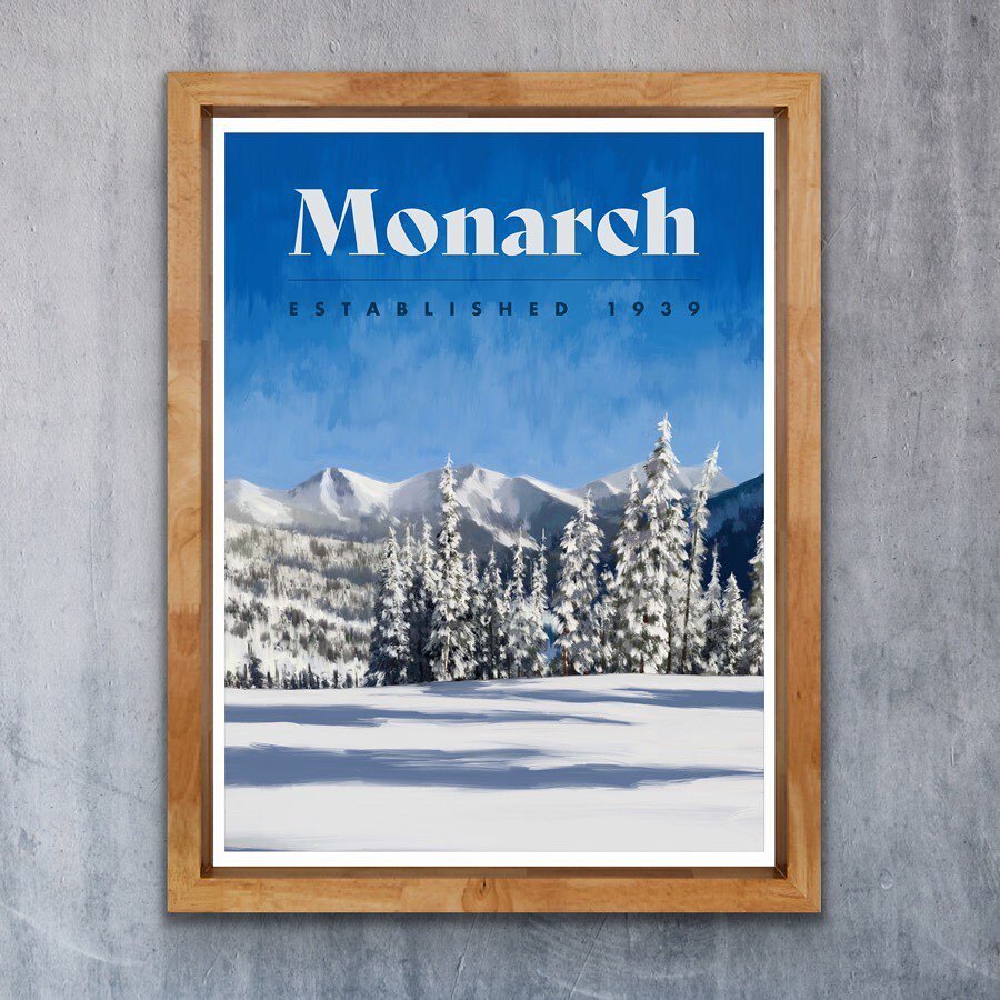 M O N A R C H !  Monarch Mountain first opened in 1939, with one rope tow powered by a Chevy engine 🦋