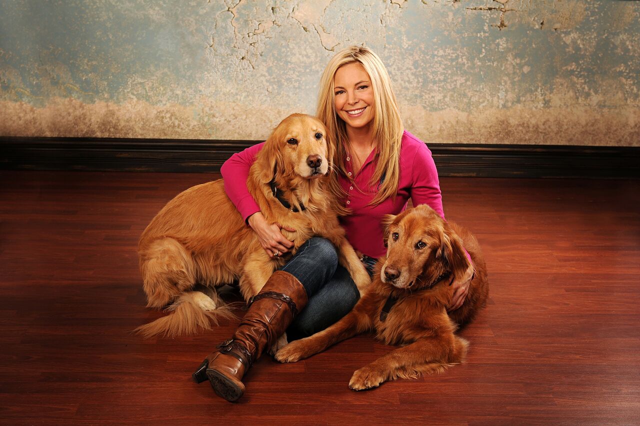 Taylor and her rescue dogs, Tatum & Oslo.