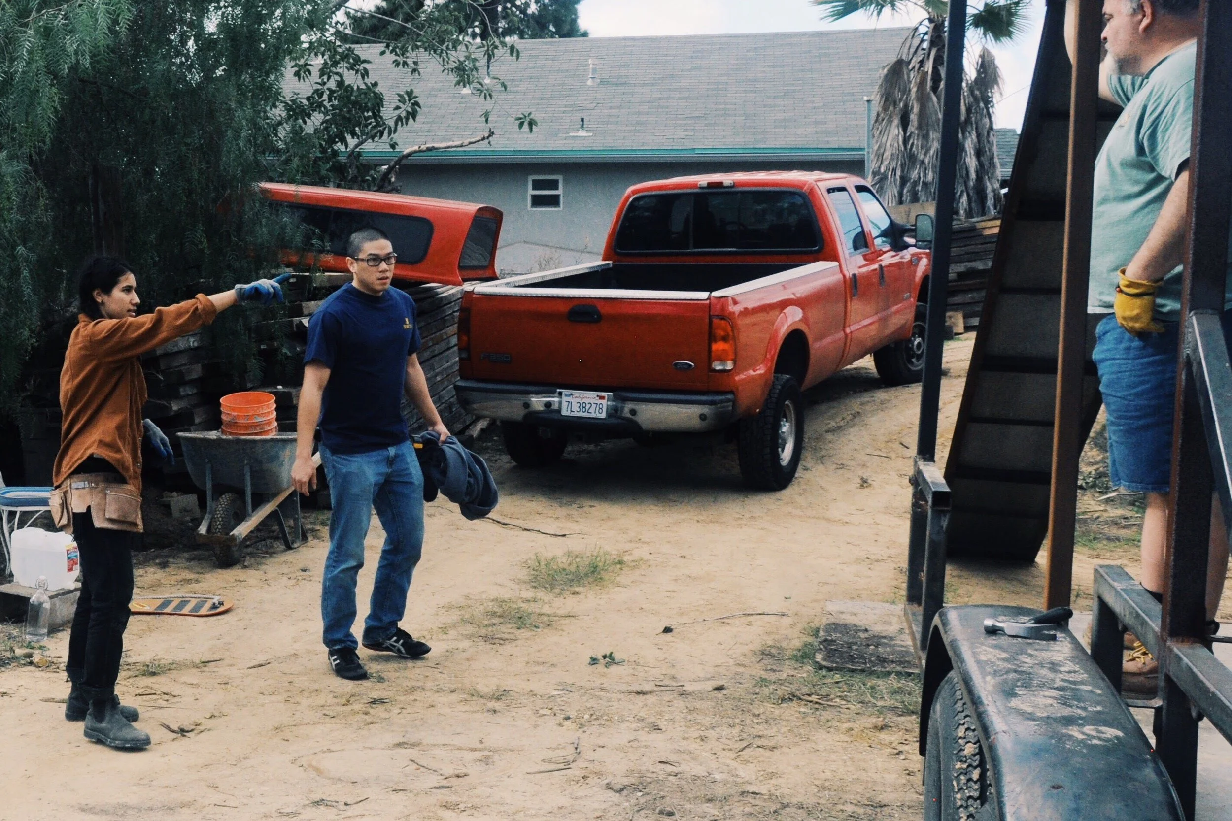 Directing on Day 1 of build