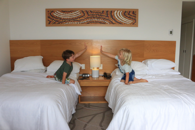 The room was spacious, clean and perfect for a family of four like ours.