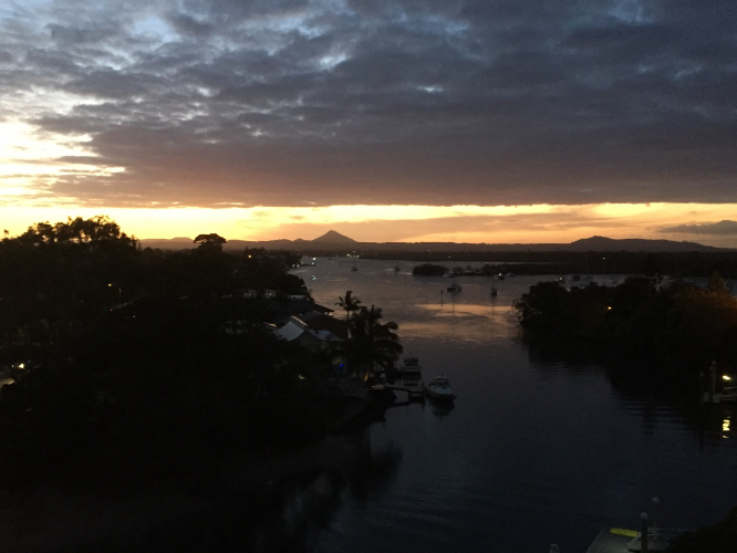 Already missing this spectacular view over the Noosa river ways.