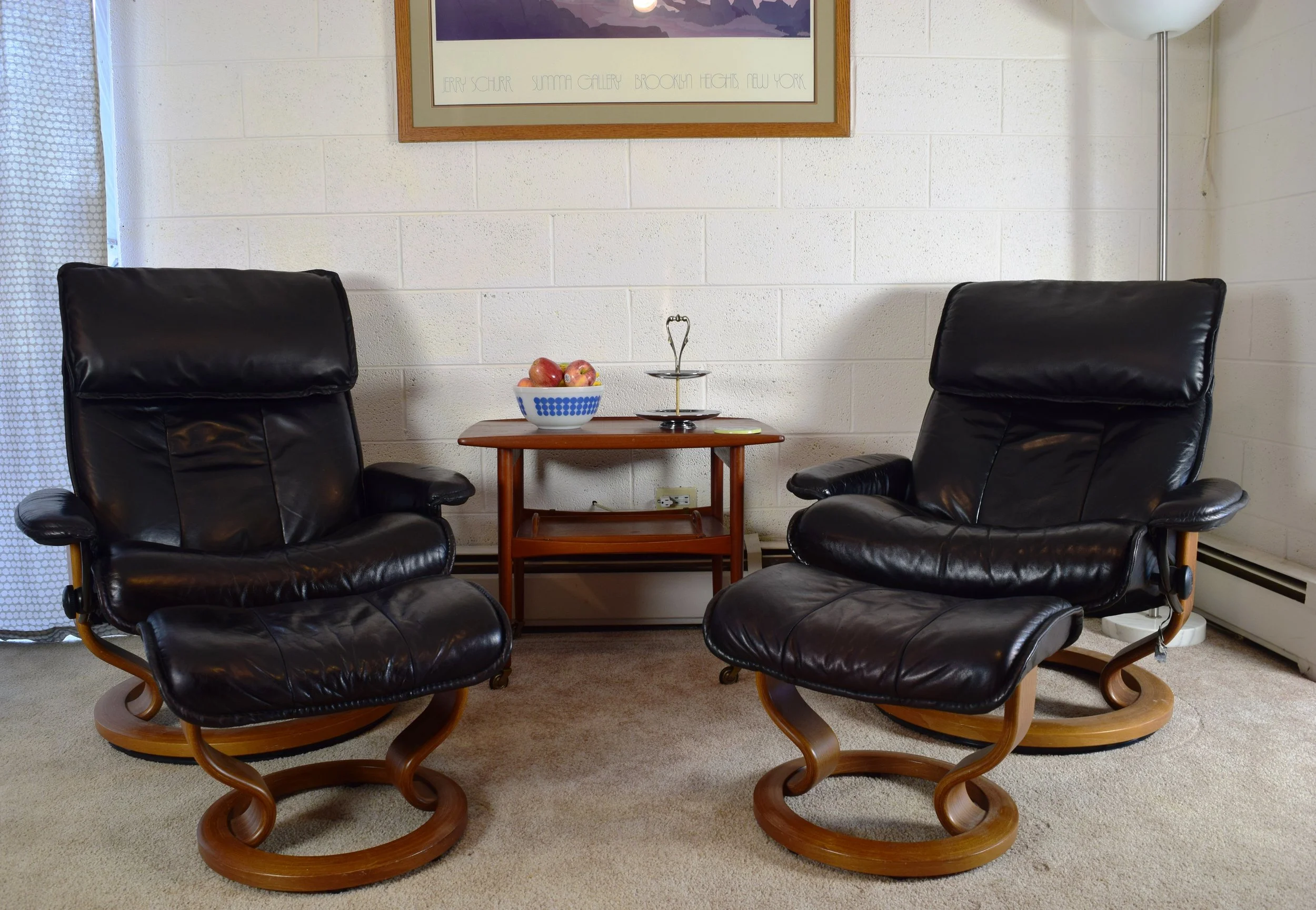 Pair of Ekornes Stressless Relcliners