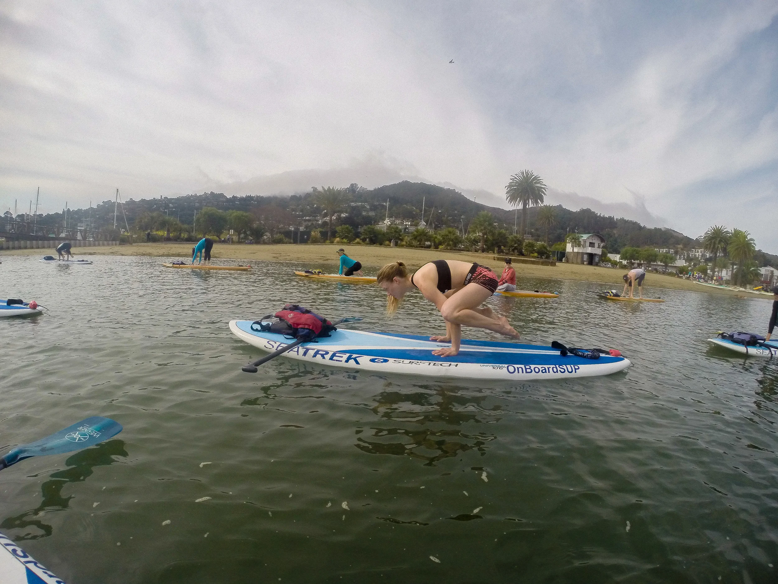 Stand-up Paddleboard Yoga Session