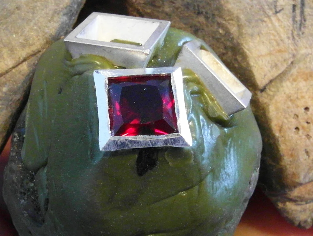  ...keeping the angles of all 4 bezels consistent by using the corner angles as a guide...    