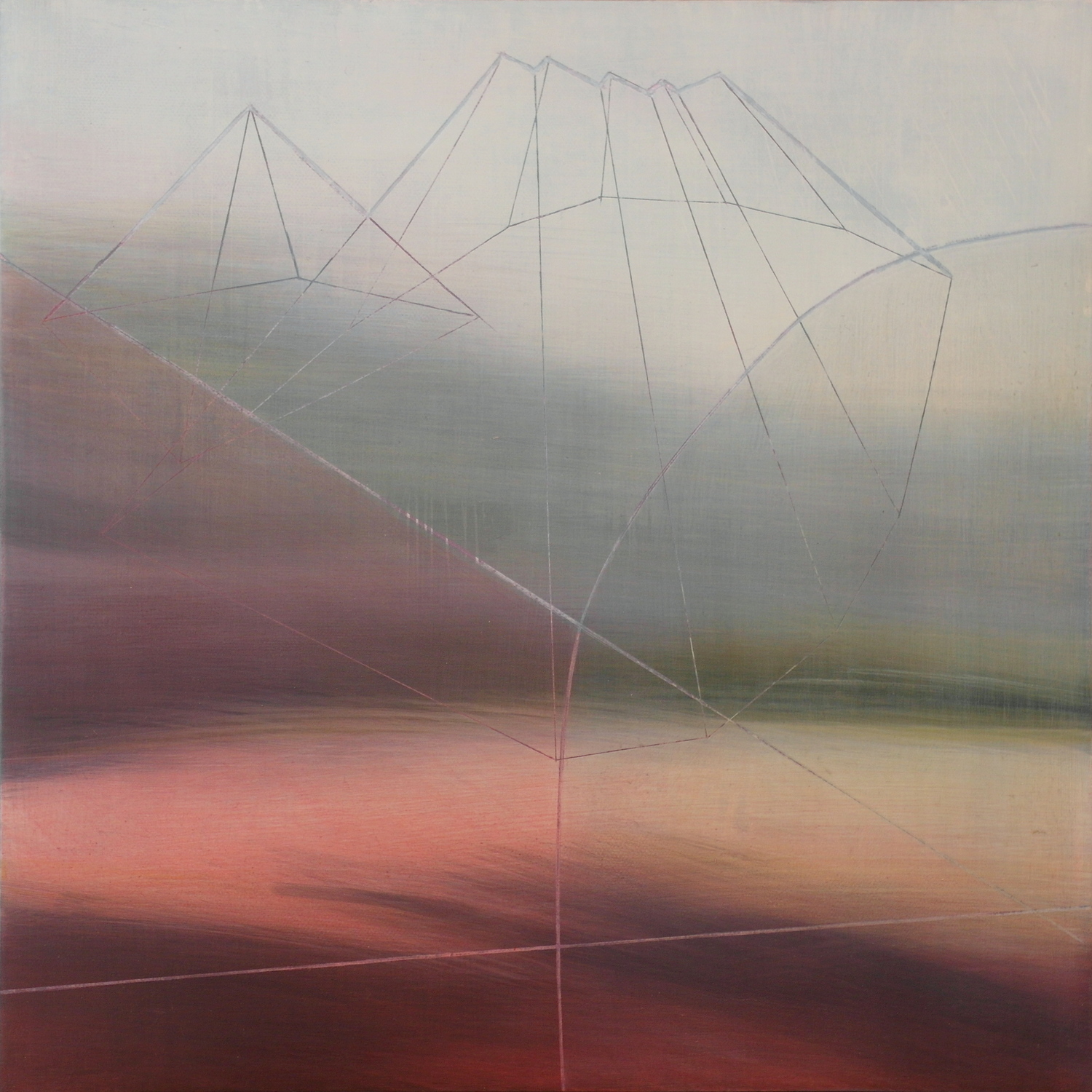 'Rain Walk V' 33 cm W x 33 cm H $̶5̶5̶0̶,̶-̶  SOLD