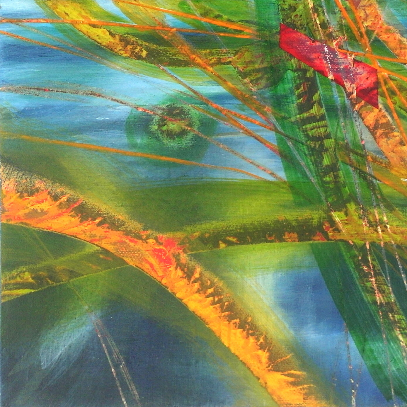 'ripples, rhythm and the minuscule 28'  16cm W x 16cm H 2019 $̶1̶8̶0̶   SOLD