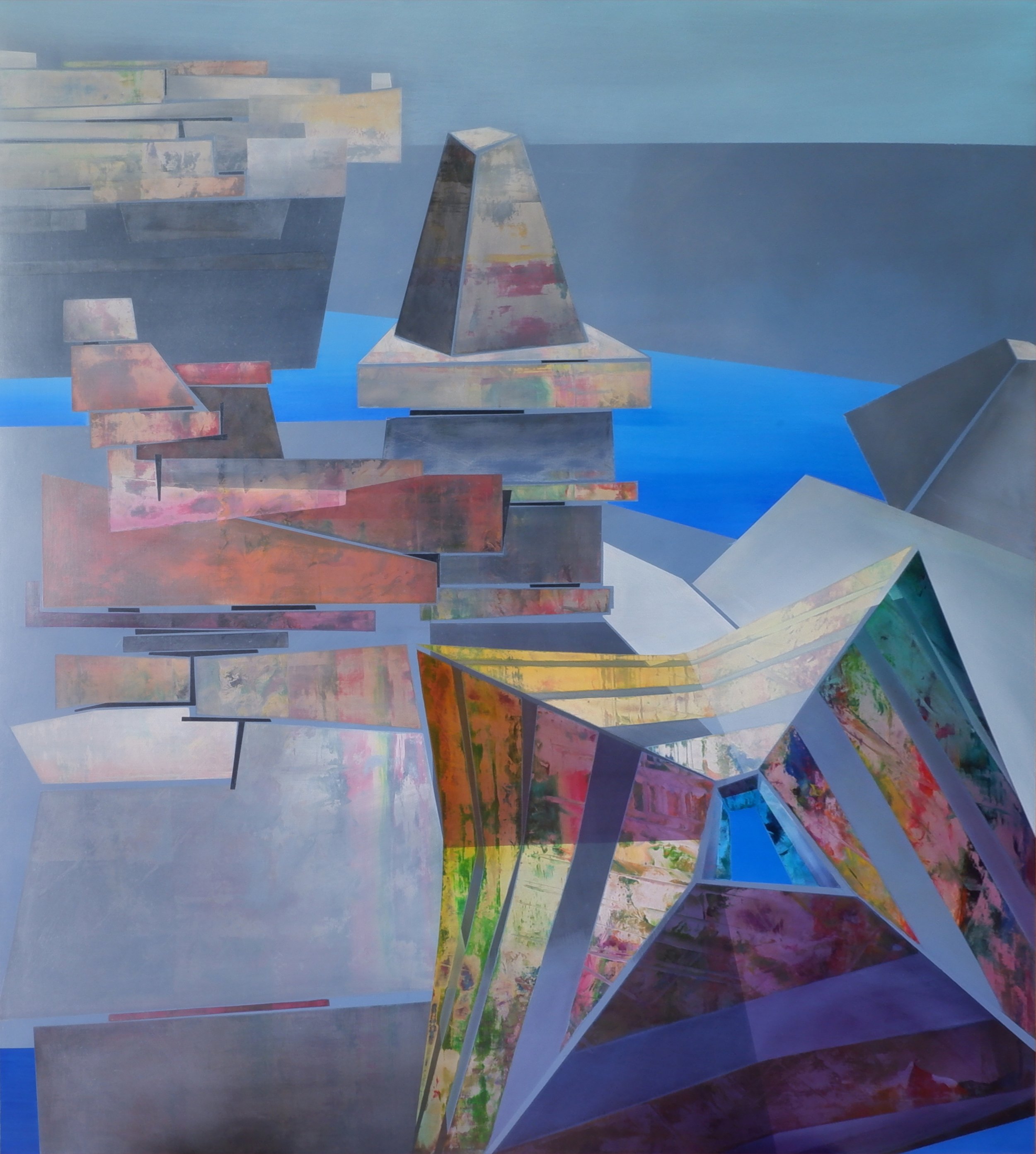 'fragment of sector 12B', 110 x 122cm.   $̶7̶,̶5̶0̶0̶   SOLD
