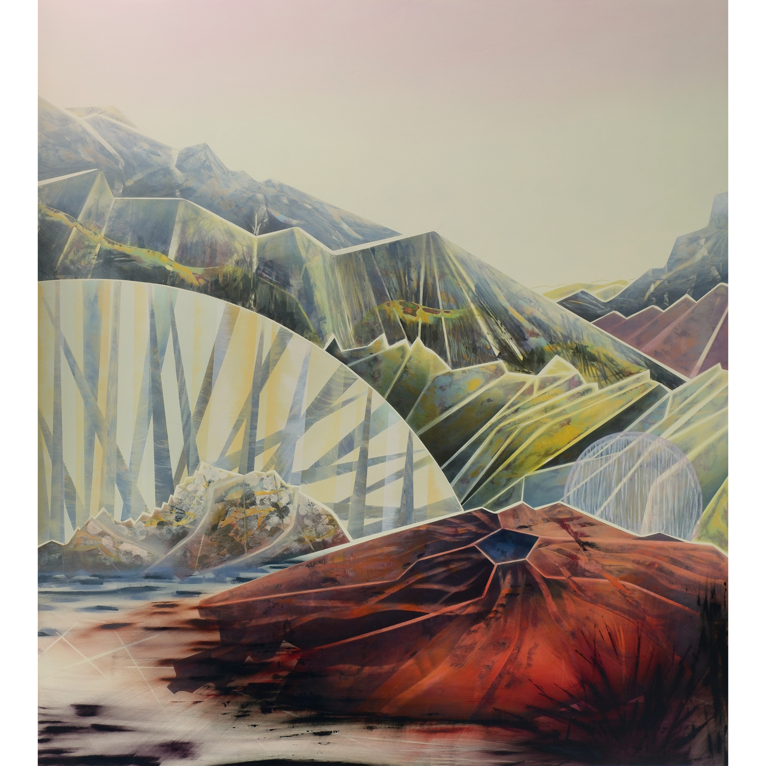 an otherwhere, 110 x 122cm, 2026.  $7,500