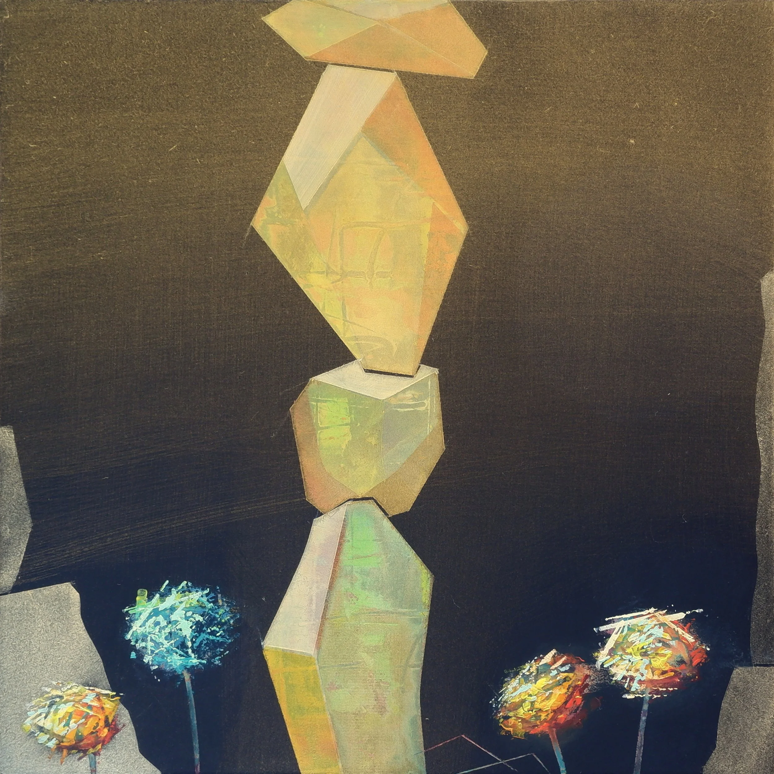 golden trails #1, acrylic on canvas on composite panel, 24 x 24cm, 2025.JPG