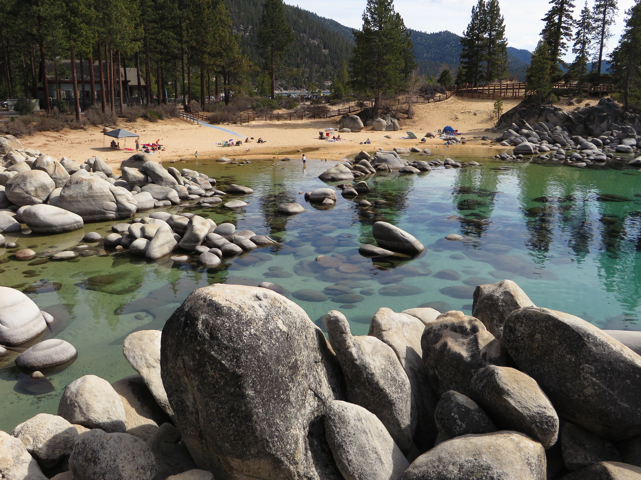Sand Harbor, Lake Tahoe Nevada State Park South of Incline Village, Nevada