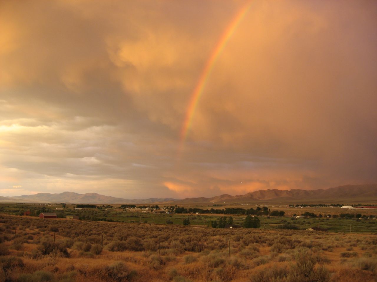 Sunset Rainbow, Winnemucca, Nevada