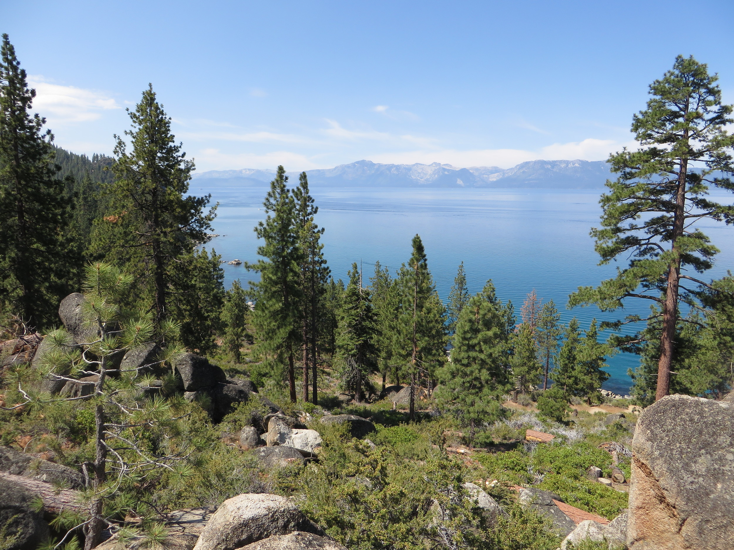 View of Lake Tahoe Near Cave Rock, Nevada