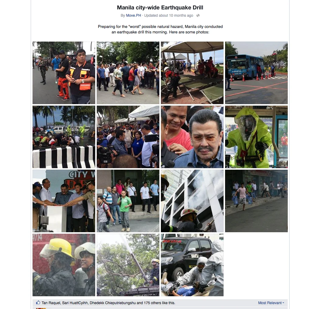 Manila City-Wide Earthquake Drill