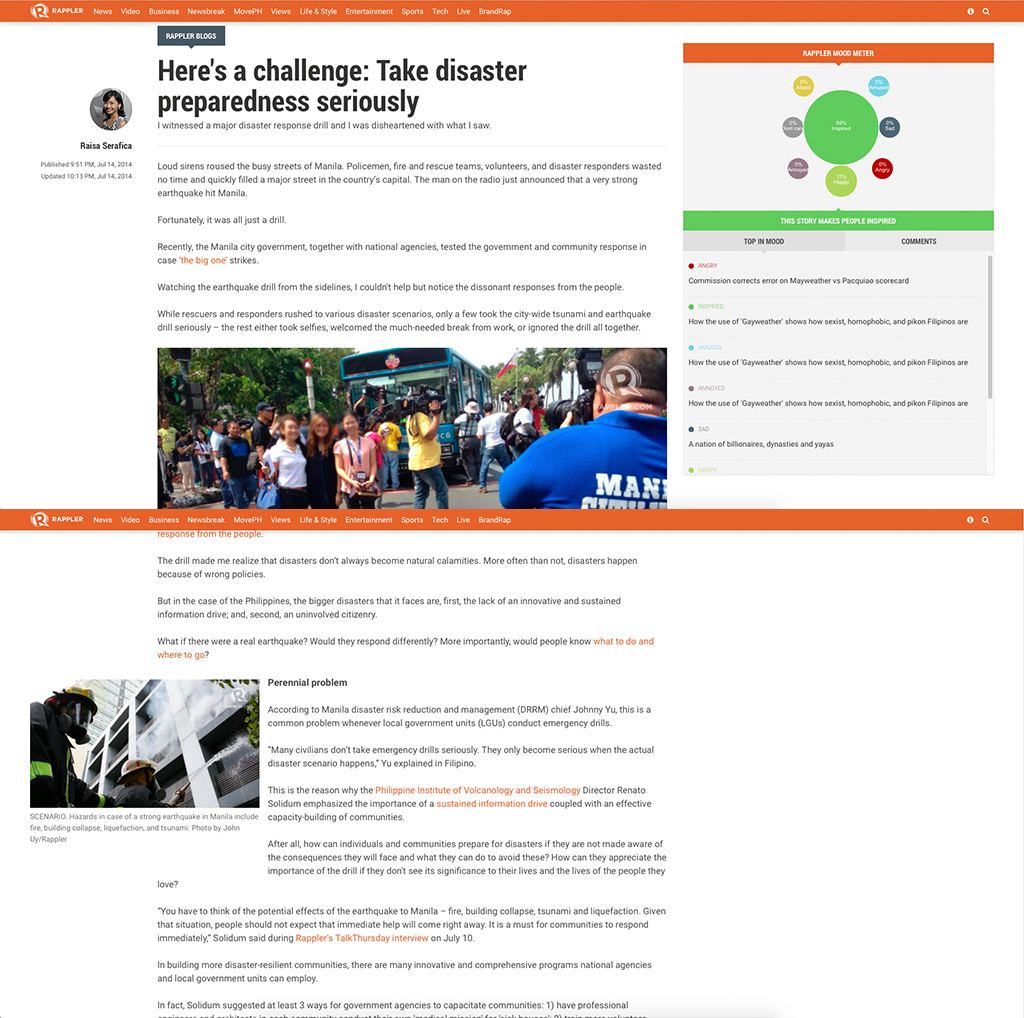 Here's A Challenge: Take Disaster Preparedness Seriously