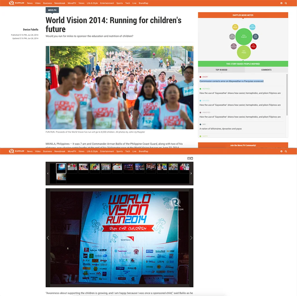 World Vision Run 2014: Running for Children's Future