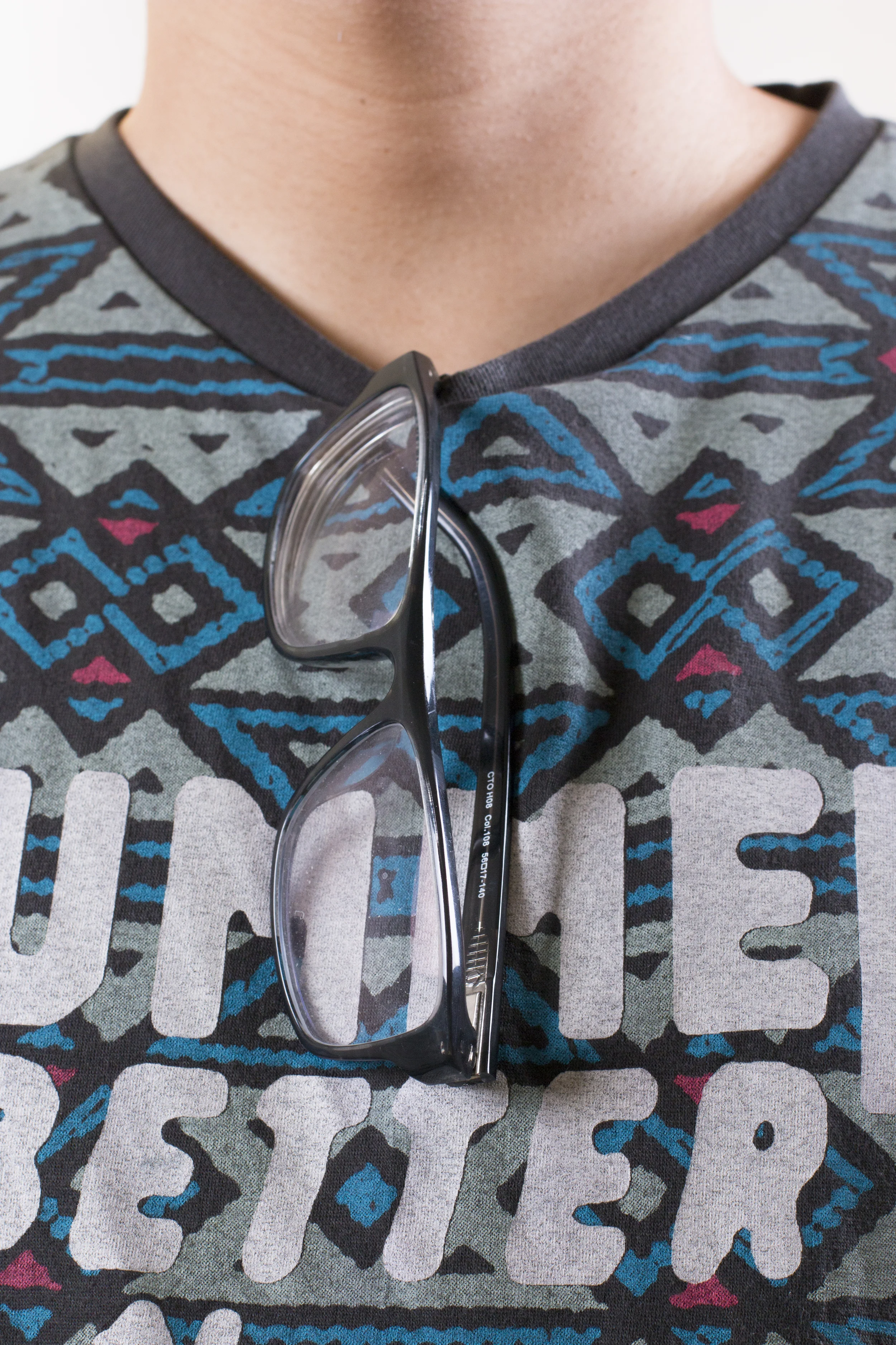  Camera Setup: I used wired button that's allow me to take photo of myself.&nbsp; I also used flash facing upward with light diffuse.  ---  Camera Setting:  • Aperture: f/8  • Shutter Speed: 1/4  • ISO: 200  • Lens: 50 mm  ---  Name: The Glasses 