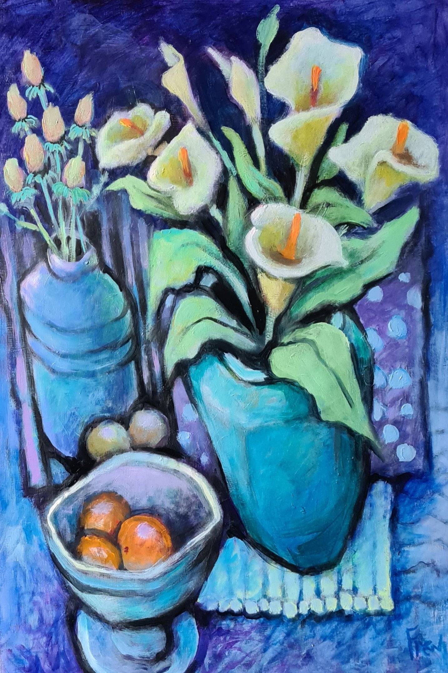 LILLIES IN A VASE