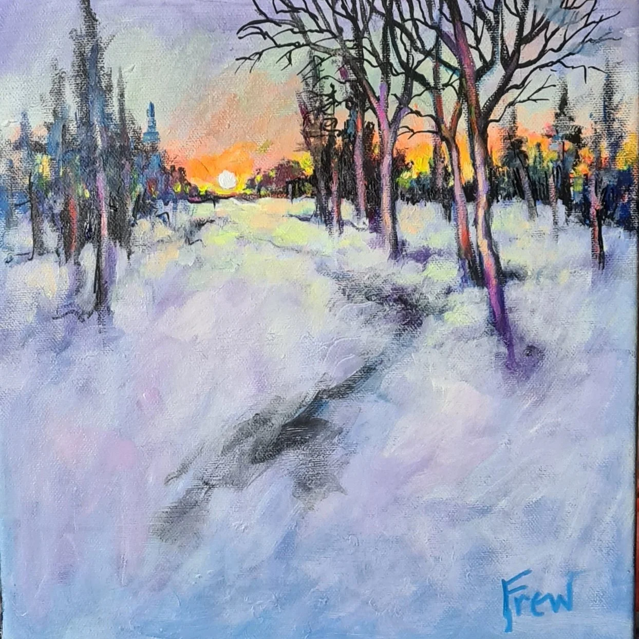 PATH THROUGH THE SNOW