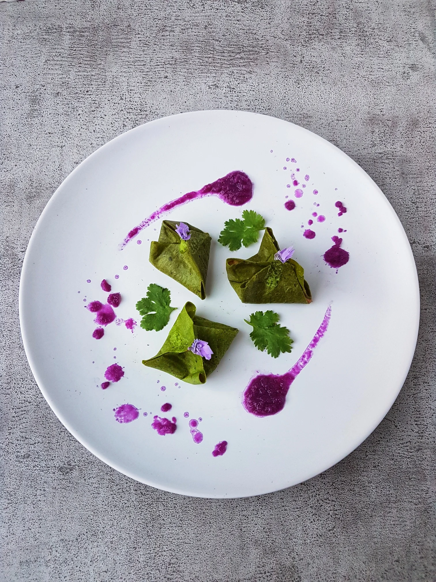 Raw Vegan Kimchi Dumplings