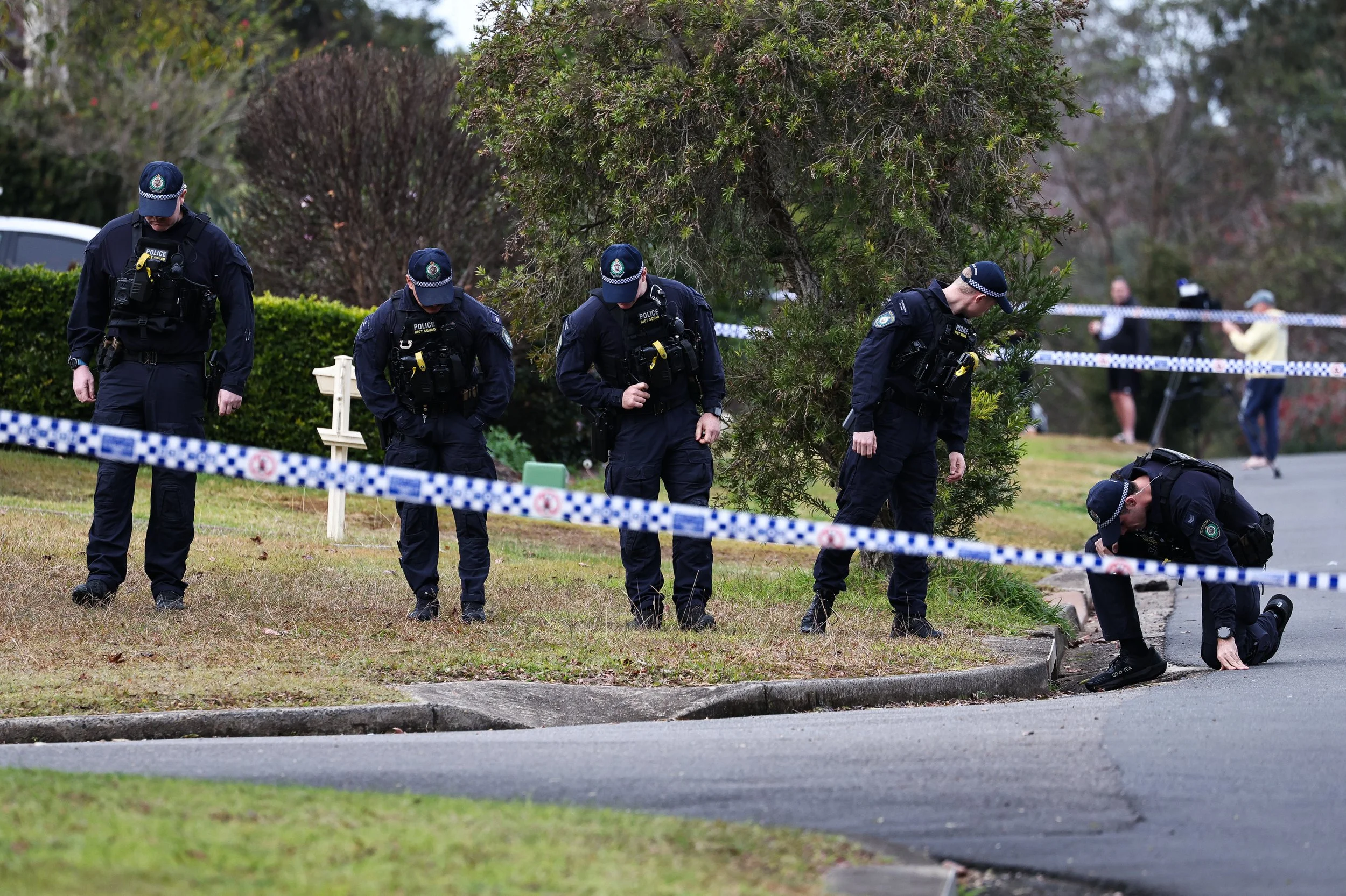 Kellyville Shooting Police Line Search
