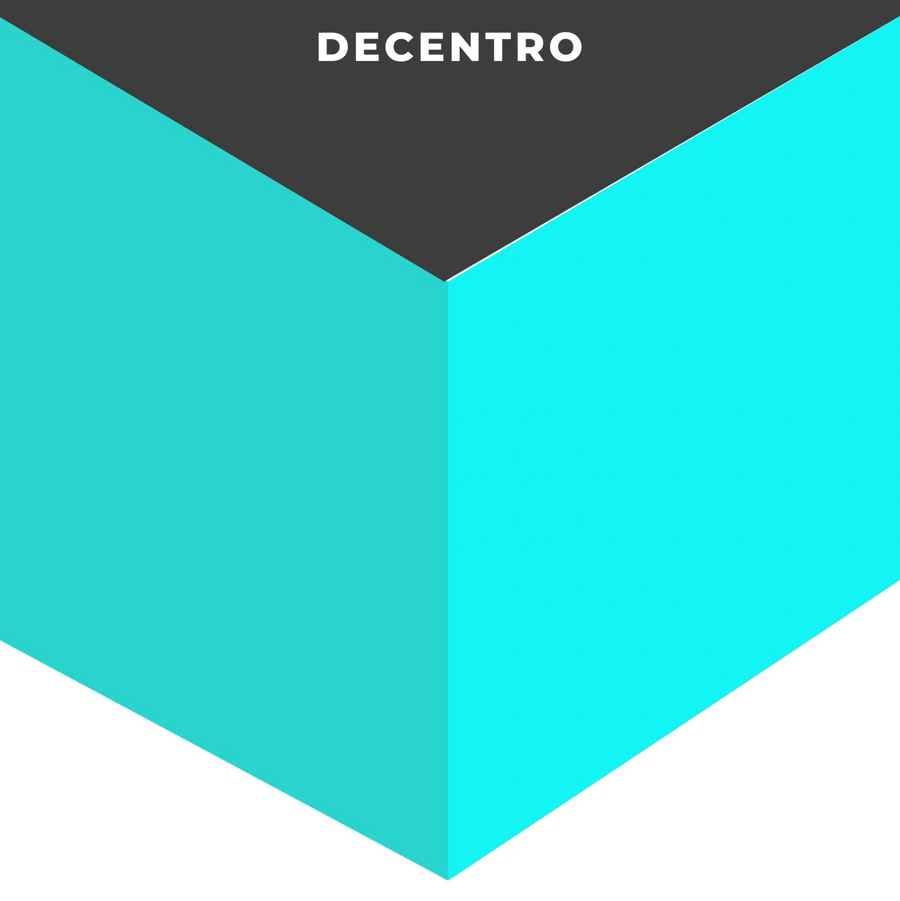 Decentro logo blue and black