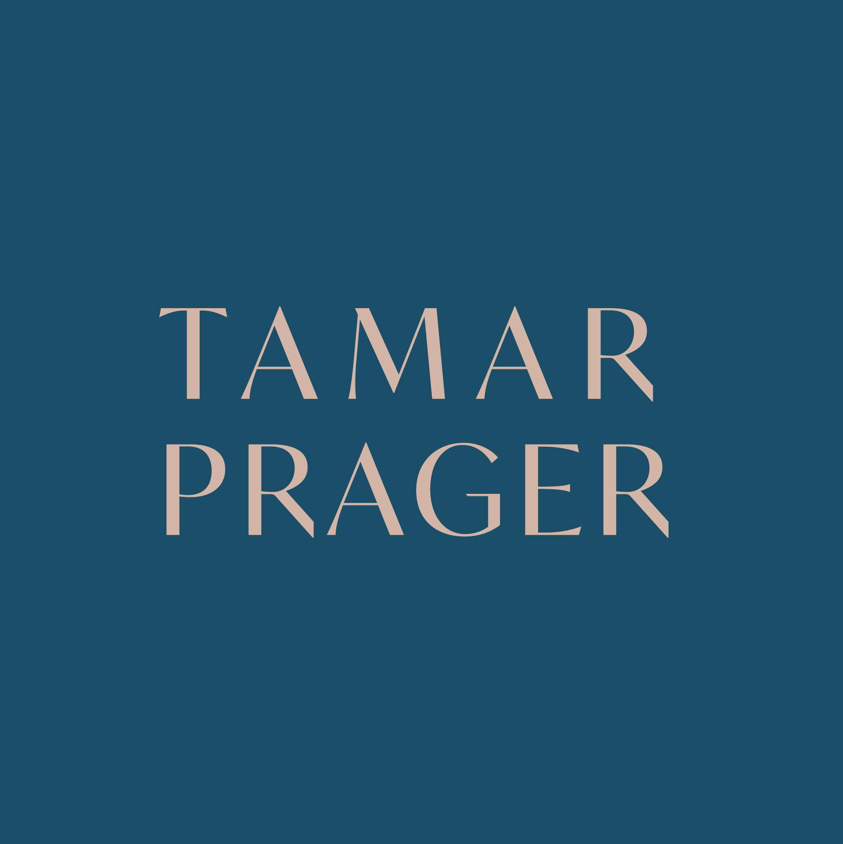 Logo design for a Tamar Prager - a coach from New York - design made by Visuable