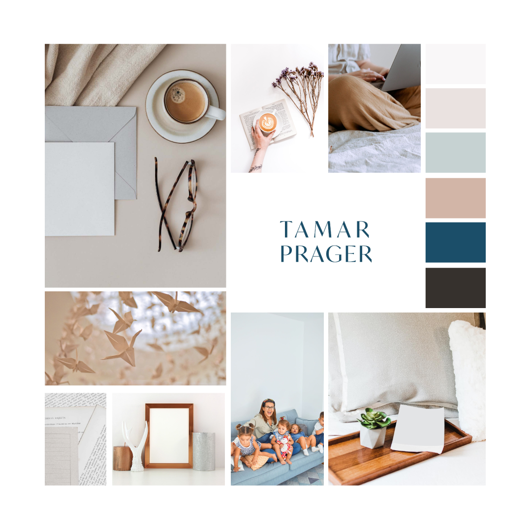 Brand Identity Moodboard for a Tamar Prager - a coach from New York - design made by Visuable.