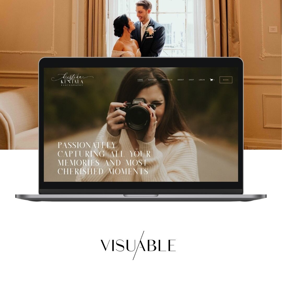 Explore the artistry behind Krisztina Kentala Photography's @kkentala_photography website design - where every click leads you to a story waiting to be told. Designed by us to mirror the elegance and warmth of Krisztina's Photography. 

Are you ready