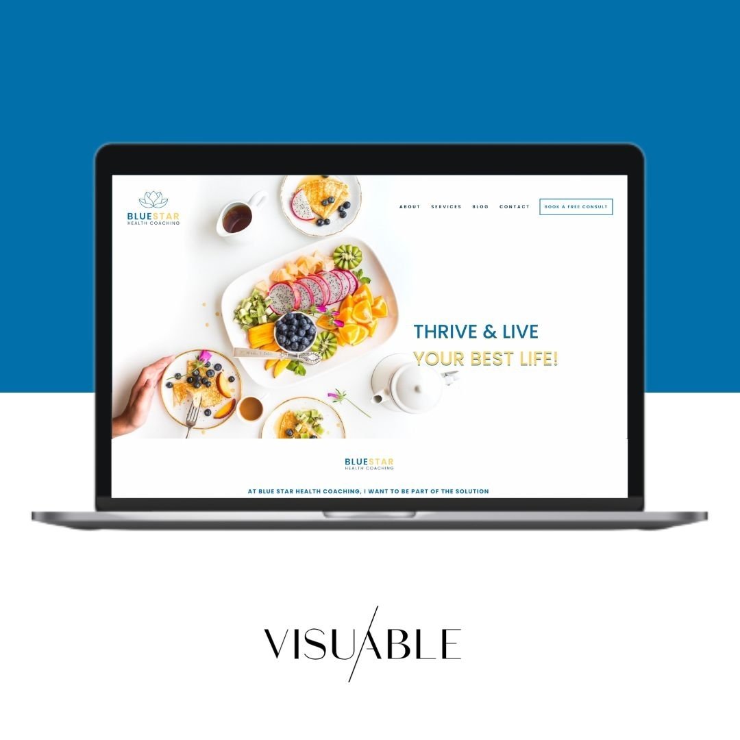 Sleek, modern, and user-friendly &mdash; Experience wellness in every click with our latest creation for BlueStar Health Coaching! 

The website's design, a vibrant blend of serenity and functionality, reflecting Debra Banville&rsquo;s mission to gui