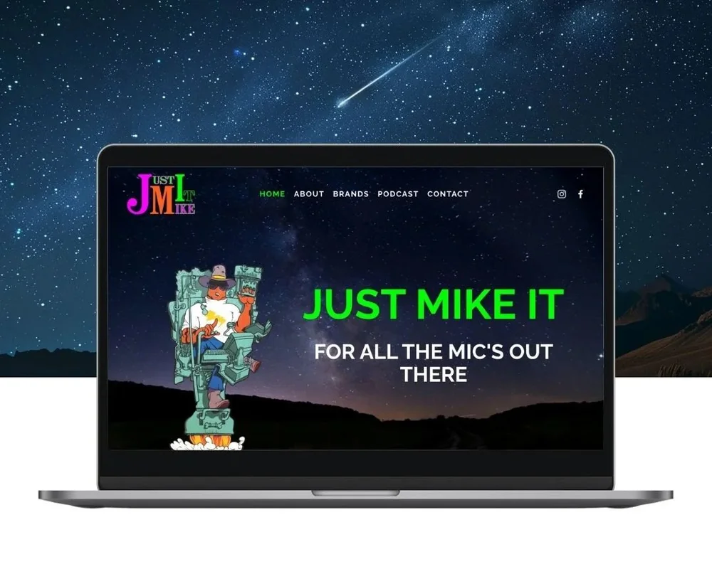 Playful, colourful and energetic website design example