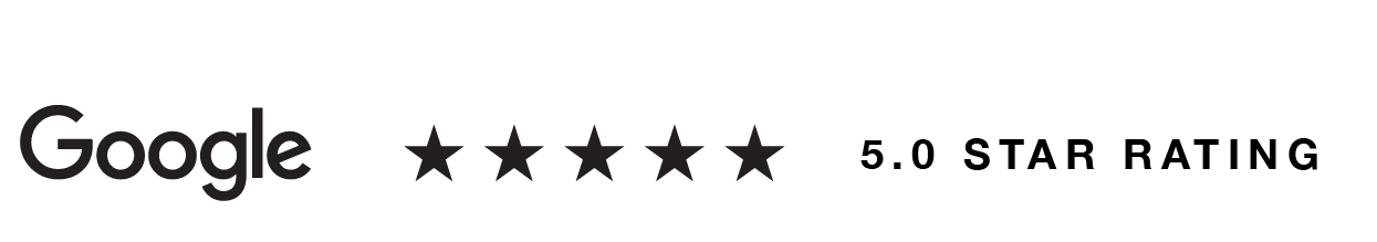A Google review with a five-star rating.