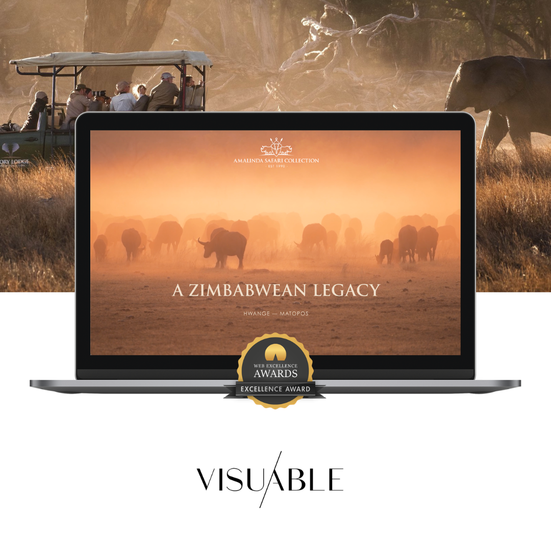 Visuable Wins Web Excellence Award for Amalinda Safari Collection