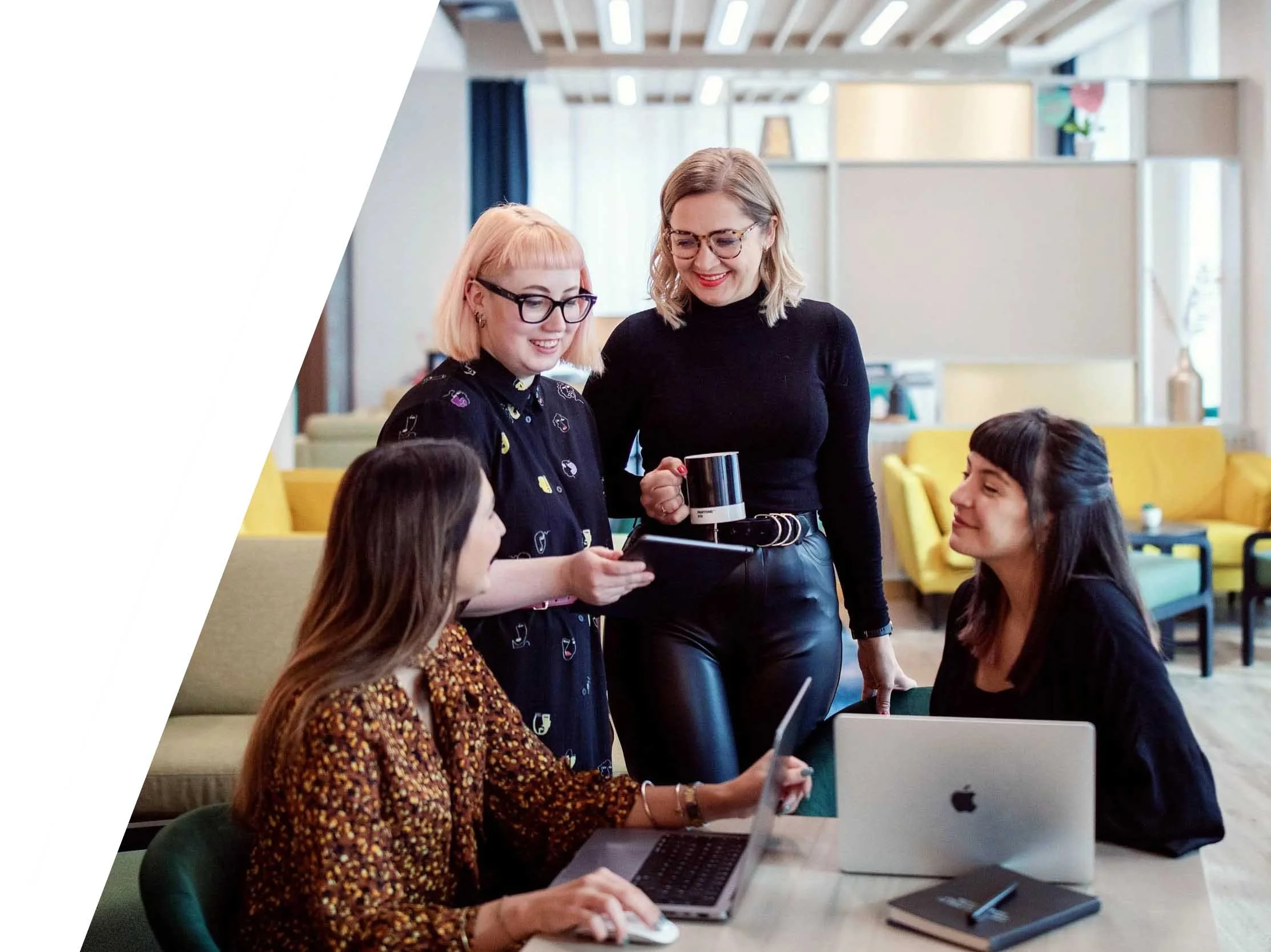 Visuable Team Discussing a Website Project