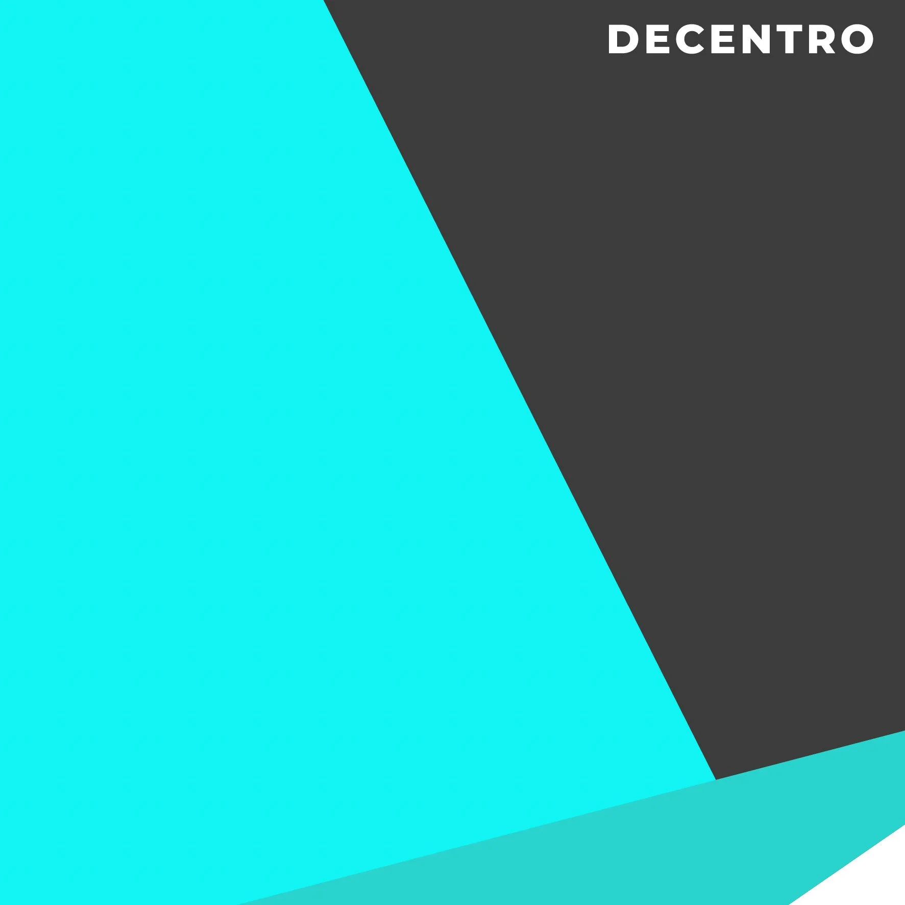 Decentro logo blue and black