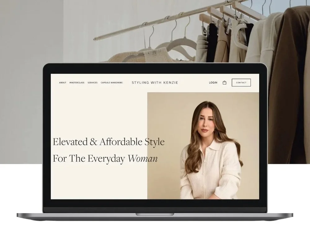 Refined, creative and understated website design example
